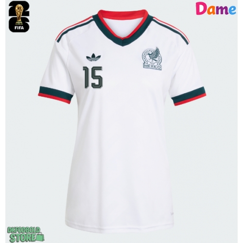 Mexico Israel Reyes #15 Replika Udebanetrøje Dame VM 2026 Kortærmet